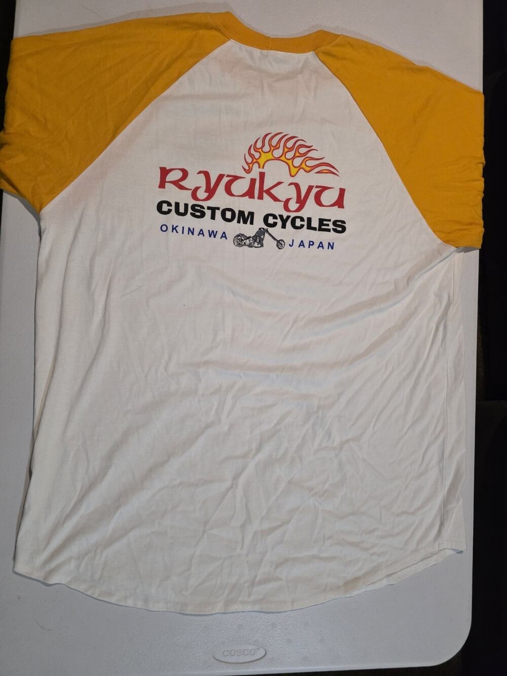 Ryukyu Custom Cycles Okinawa Japan Motorcycle Biker Shirt XXXL Rare